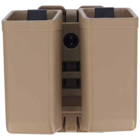 ESP Khaki Double Swiveling Holder for Magazines 9mm, .40 with UBC-04-2 Clip (MH-MH-44 KH)