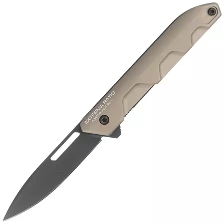 Extrema Ratio Ferrum T Tactical Mud Aluminium, Black N690 Folding Knife (04.1000.0367/BLK/TM)