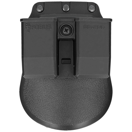 Fobus Double Magazine Pouch for Single-Stack 9mm Mag: Glock 43, 43X, 48, S&W Shield, Sig P365, Springfield XDS, Ruger (6912ND)