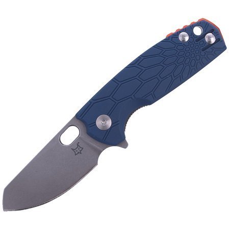 Fox Baby Core FRN Blue Knife, Stonewashed N690 by Jesper Voxnaes (FX-608 BL)