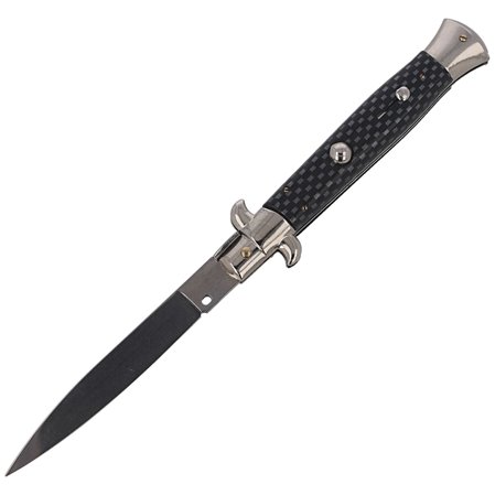 Frank Beltrame Stiletto Carbon Fiber 23cm switchblade (FB 23/37CF)