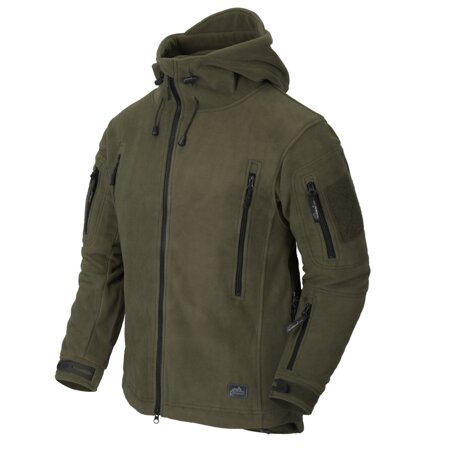 Helikon Patriot Polyester Olive Green fleece sweatshirt