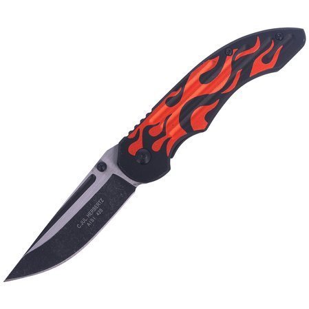 Herbertz Solingen Black / Orange Aluminium, Stonewashed (576912)