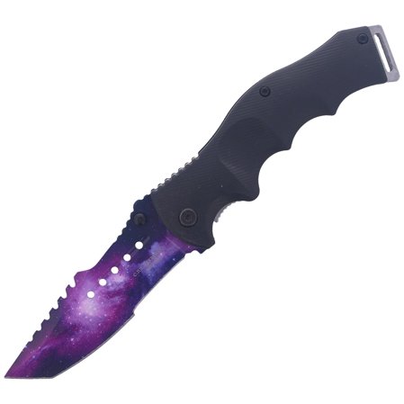 Herbertz Solingen Knife Hit 3D Galaxy Print, Colorful (590712)