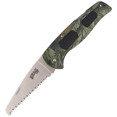 Herbertz Solingen Wood Camo Elastomer Folding Saw, Satin Finish 114mm (55004)