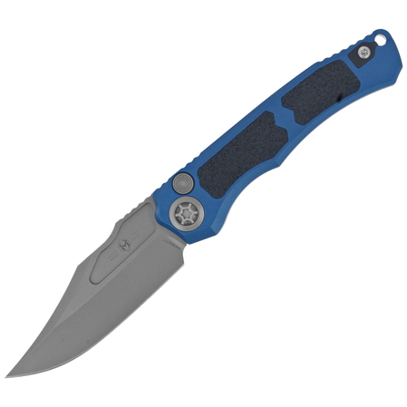 Heretic Wraith V4 Auto Blue Aluminum/3M, Bead Blasted MagnaCut Automatic Knife by Tony Marfione Jr. (H002-3A-BLU)