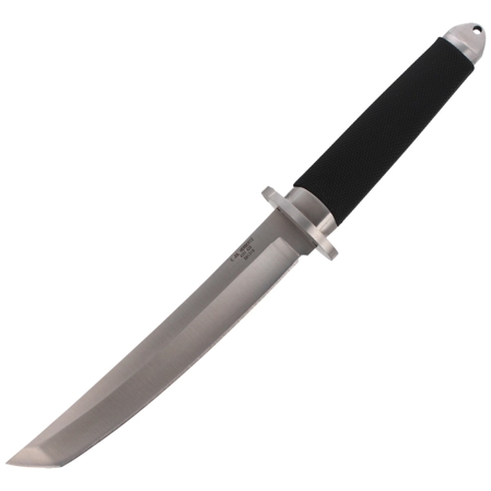 Japanese Tanto Dagger Herbertz CJH Black Rubber, Satin 420 (581318)