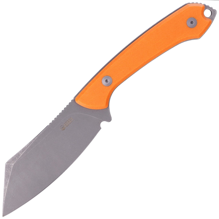 Kubey Knife Perses, Orange G10, Bead Blasted D2 (KU302A)