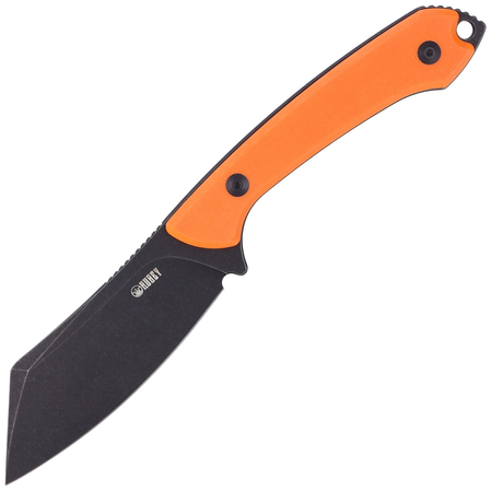 Kubey Knife Perses, Orange G10, Dark Stonewashed D2 (KU302B)