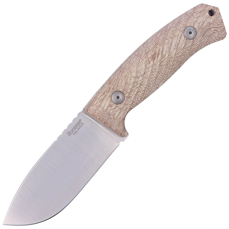 LionSteel M3 Natural Canvas Micarta, Satin Niolox by Michele Pensato (M3 CVN)