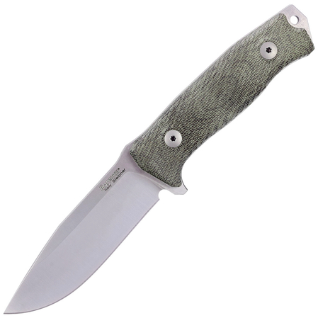 LionSteel M5 Green Canvas Micarta, Satin Blade Sleipner (M5 CVG)