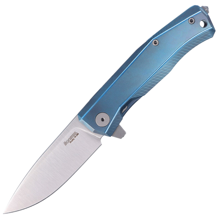 LionSteel Myto Blue Titanium, Satin M390 by Molletta (MT01 BL)