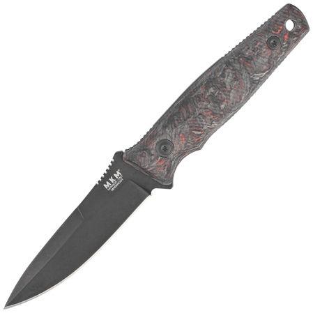 MKM TPF Defense Dark Matter Red Carbon Fiber, Dark Stonewashed MagnaCut by Bob Terzuola (MK-TPFD-CFDRD)