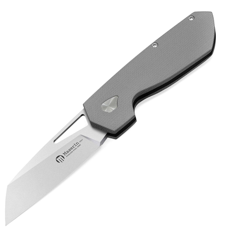 Maserin W2 Grey G10, Satin M390 by Attilio Morotti Knife (371/G10G)