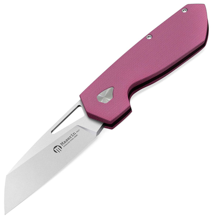 Maserin W2 Pink G10, Satin M390 by Attilio Morotti Knife (371/G10P)