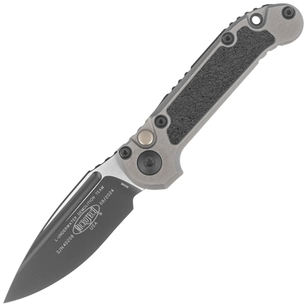 Microtech LUDT Gen III S/E Automatic Knife Natural Clear Aluminium/3M, Black M390MK by Tony Marfione (1135-1NC)