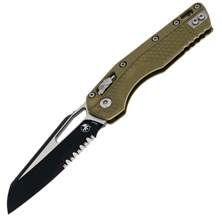 Microtech MSI S/E OD Green Polymer, Black/Satin P/S M390MK by Tony Marfione (210T-2PMOD)