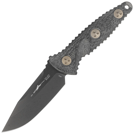 Microtech Socom Alpha Mini S/E Signature Black Carbon Fiber, Black DLC M390 by Tony Marfione (113M-1DLCCFS)