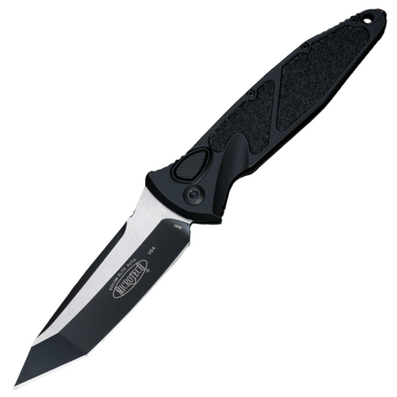 Microtech Socom Elite Auto T/E Automatic Knife Black Aluminium/3M, Tactical M390 by Tony Marfione (161A-1T)