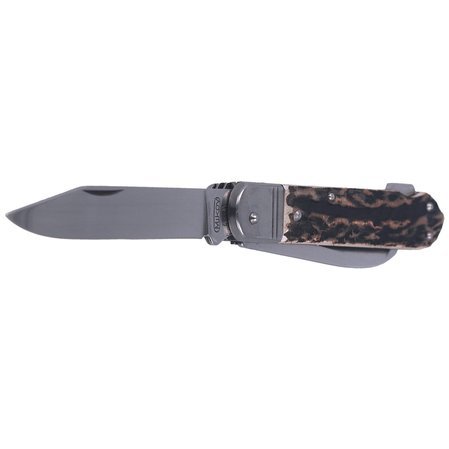 Mikov Fixir Hunting Folding Knife, Imit. Dear Stag (232-XH-3 KP)