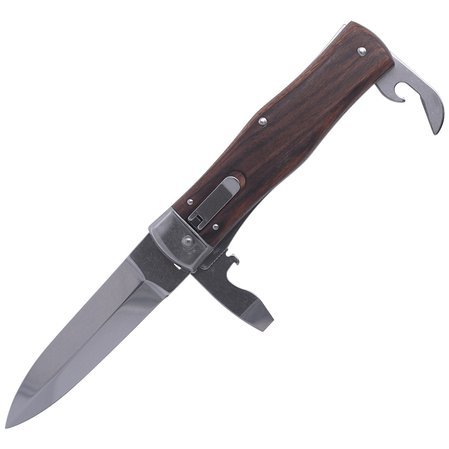 Mikov Predator Classic Palisander Wood Automatic Knife (241-ND-3/KP)