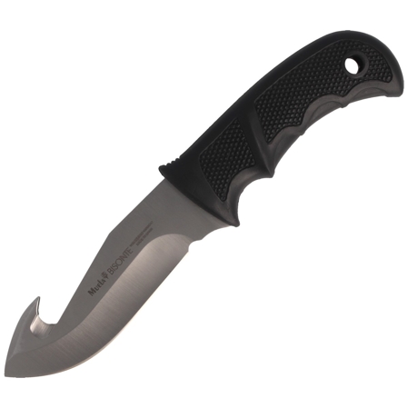 Muela Bisonte-11G Polymer Black Knife, Satin X50CrMoV15