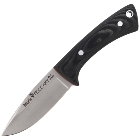 Muela Black Micarta Neck Knife 70mm (PECCARY-8M)