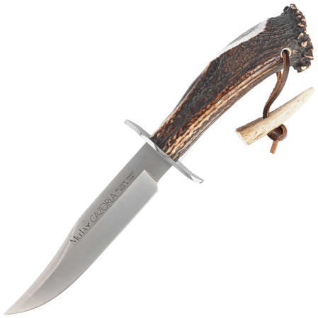 Muela CAZ-16 Crown Stag Knife, Satin X50CrMoV15