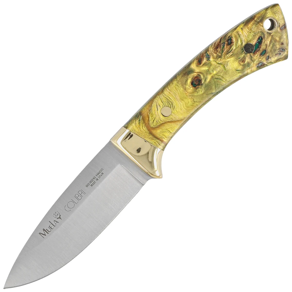 Muela Colibri COL-7.TO Maple Wood, Satin X50CrMoV15 Knife