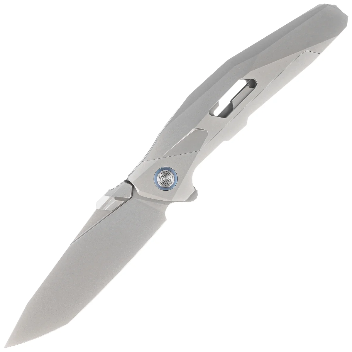 RikeKnife Shadow Tanto Gray Titanium, Satin M390 (RK-Shadow-T-P)