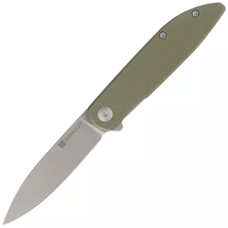 Sencut Bocll II OD Green G10, Gray Stonewashed D2 by Brad Zinker knife (S22019-4)