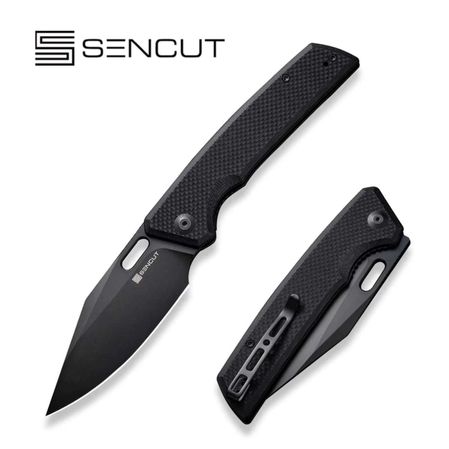 Sencut GlideStrike Black G10, Black 9Cr18MoV (S23018-1)