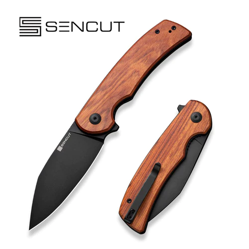 Sencut Knife Omniform Guibourtia Wood, Black 9Cr18MoV (S23064-3)