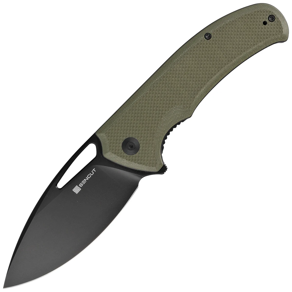 Sencut Knife Phantara OD Green Coarse G10, Black 9Cr18MoV (S23014-3)