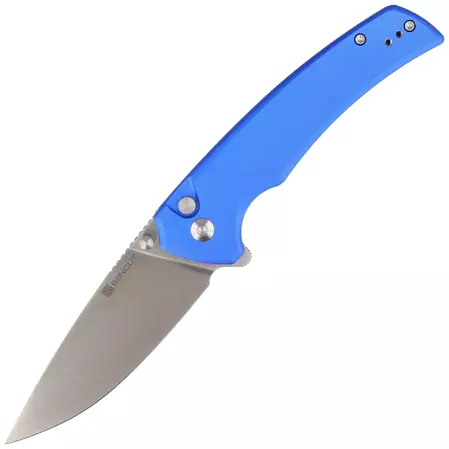 Sencut Serene Bright Blue Aluminium, Satin D2 knife (S21022B-4)