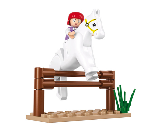 Sluban Girl's Dream blocks Equestrian Competition (M38-B0517)