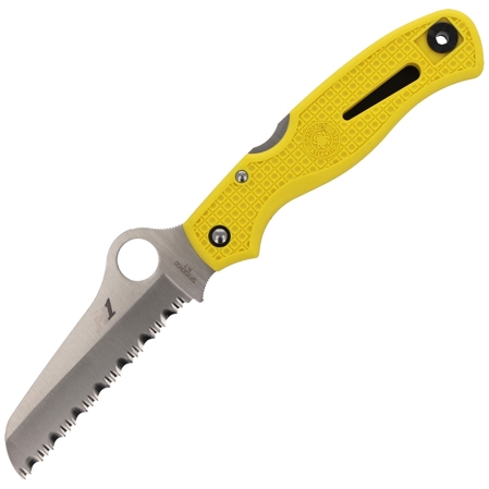 Spyderco Atlantic Salt Yellow FRN SpyderEdge Rescue Knife (C89SYL)