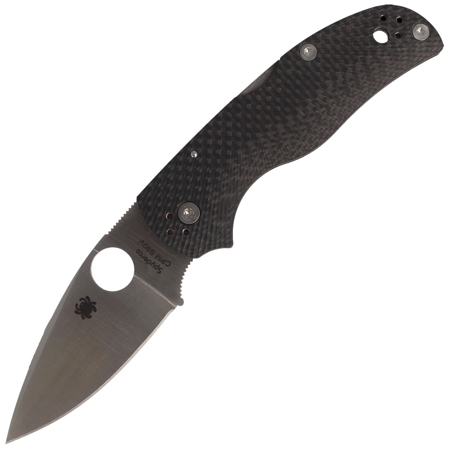 Spyderco Native 5 Fluted Carbon Fiber CPM S90V Knife (C41CFFP5)