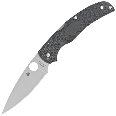 Spyderco Native Chief Black FRN, Satin CTS BD1N by Sal, Eric Glesser (C244PBK)