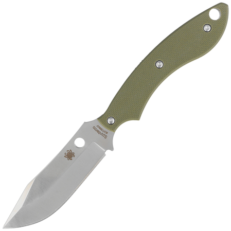 Spyderco STOK Bowie Old Green G10, Satin 8Cr13MoV by Sjoerd Stok knife (FB49GPOD)