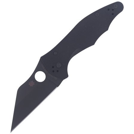 Spyderco Yojimbo 2 Knife Black G10, Black DLC CPM S30V by Michael Janich (C85GPBBK2)