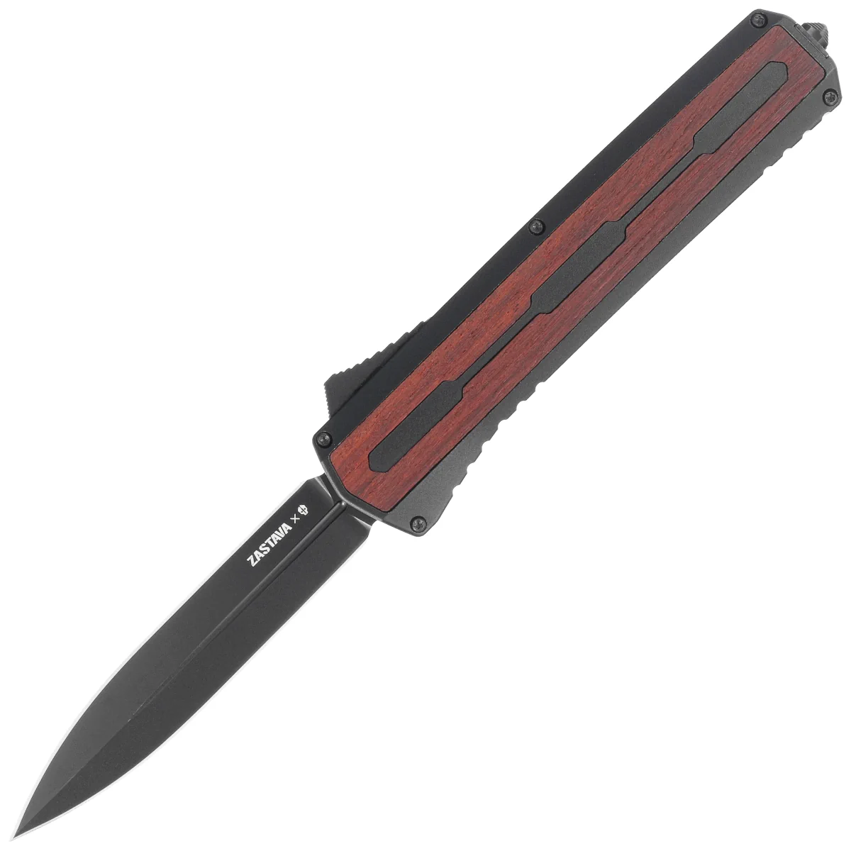 Tekto A7 Zastava D/E Red Wood, Black S35VN (A7R_T6WRD_S35BK3_A1)