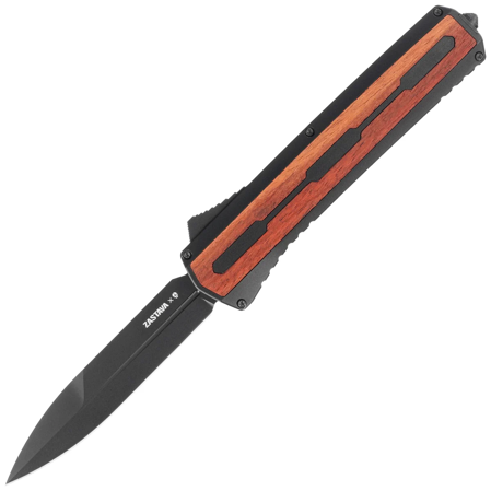 Tekto A7 Zastava S/P Black Aluminium/Red Wood, Black S35VN (A7R_T6WRD_S35BK4_A1)