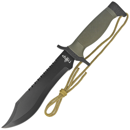 Third Decor Habitat Green ABS, Black 420 Knife (H0502N)