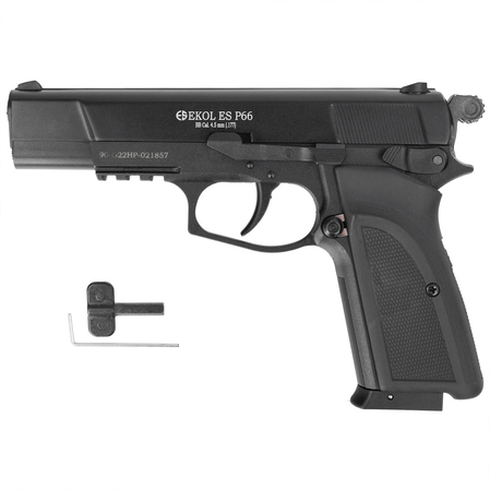 Voltran CO2 Air Pistol .177 / 4.5mm BB (EKOL ES P66 MATTE BLACK)