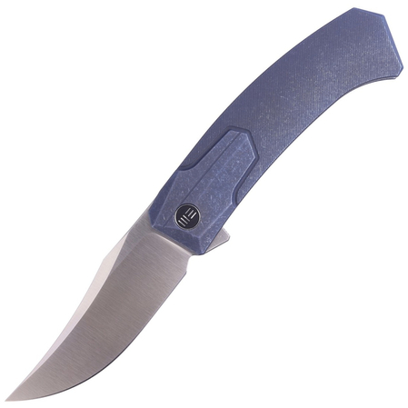 WE Knife Shuddan Blue Titanium, Satin Finish CPM 20CV by Rafal Brzeski (WE21015-2)