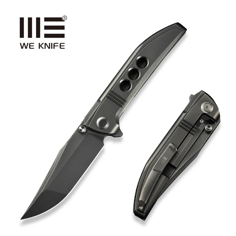 We Knife Ezinta Polished Gray Titanium, Polished Gray M390 (WE22041-3)