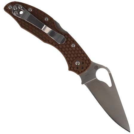 Spyderco Byrd Meadowlark 2 FRN Brown, PlainEdge (BY04PBN2)