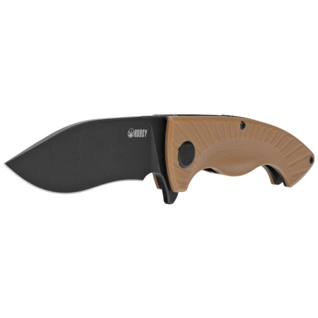 Nóż składany Kubey Timberwolf Tan G10, Blackwashed 14C28N (KU208H)