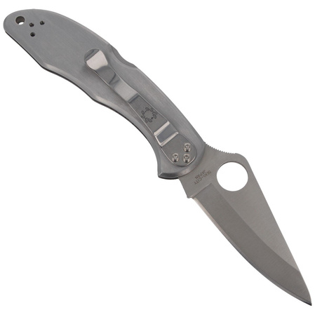 Nóż składany Spyderco Delica 4 Stainless Plain (C11P)